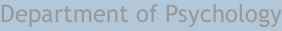 Department of Psychology